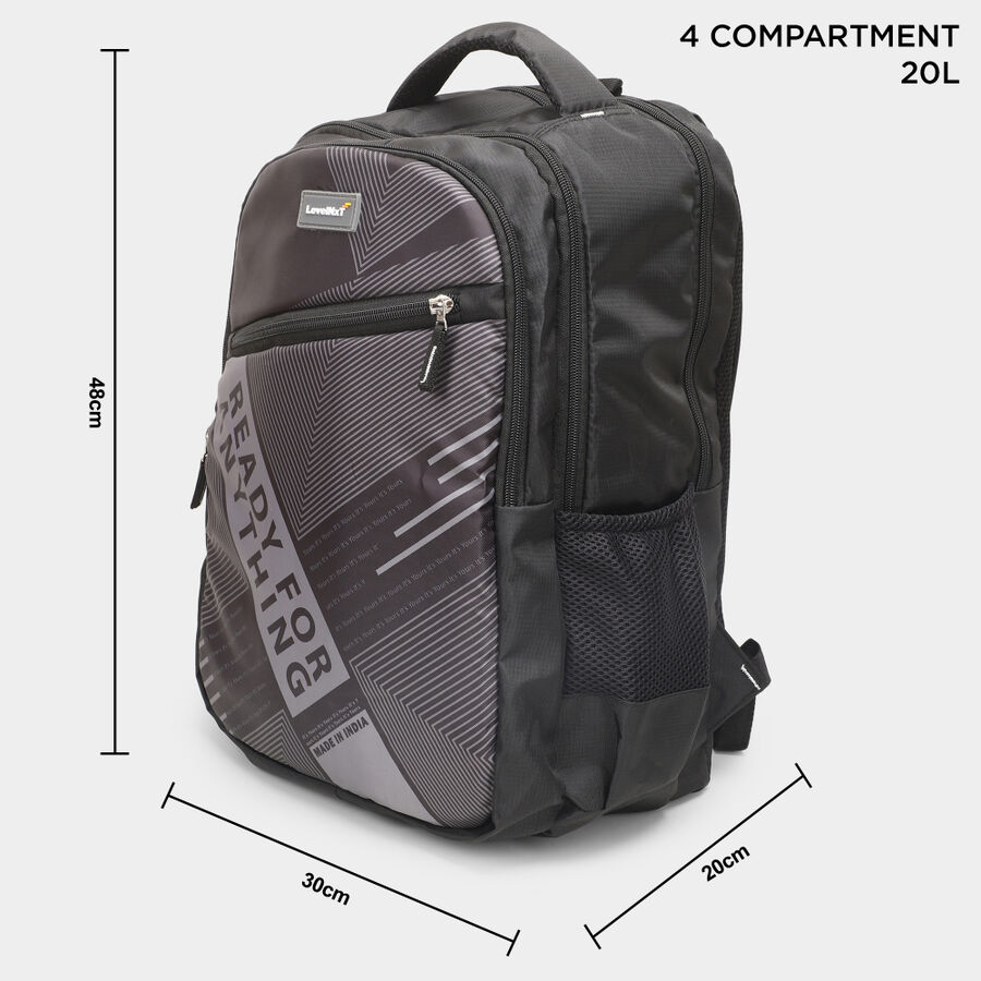 Grey Backpack, , large