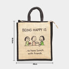 Brown Jute Handy Pouch, , small image number null