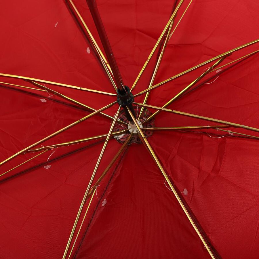 Men's Maroon Polyester Umbrella, , large