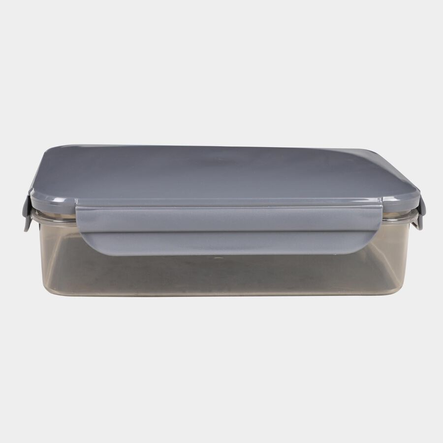 Plastic Lunch Box With Container, Spoon And Fork, , large image number null