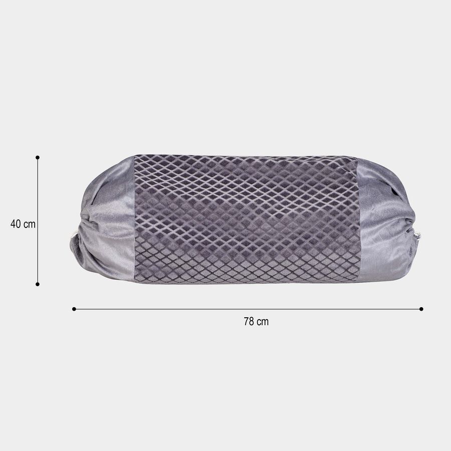 Multicolour Microfiber Bolster Cover, , large image number null
