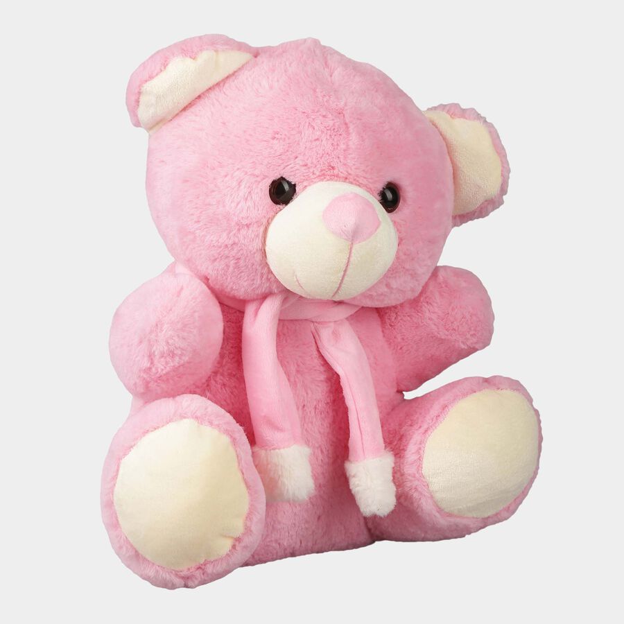 Pink Teddy Bear With Bow, , large image number null