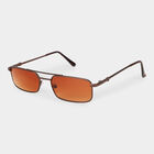 Men's Brown Plastic Sunglasses, , small