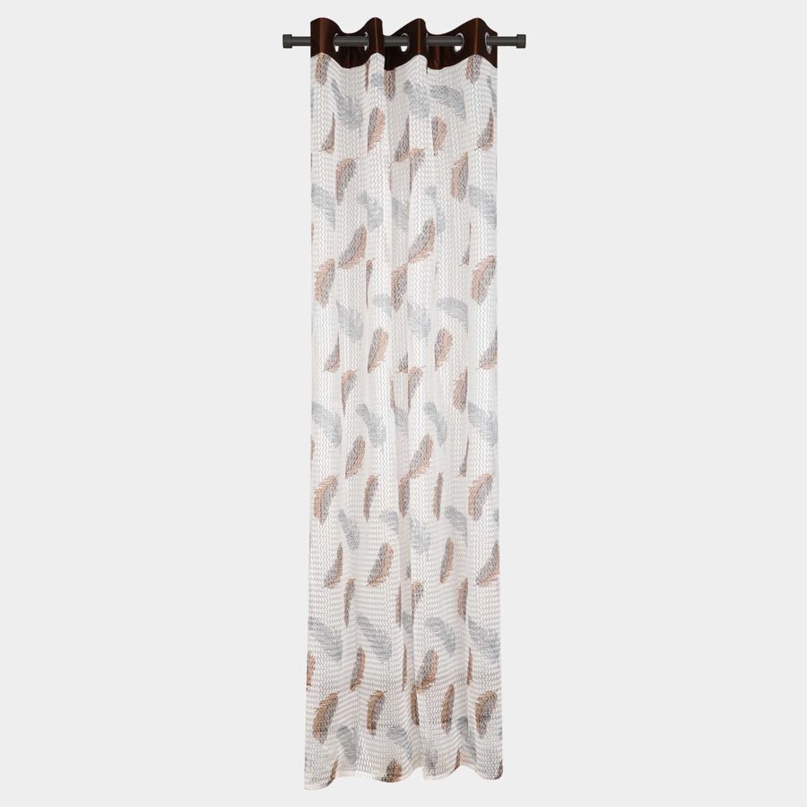 7ft. Brown Microfiber Door Curtain, , large image number null
