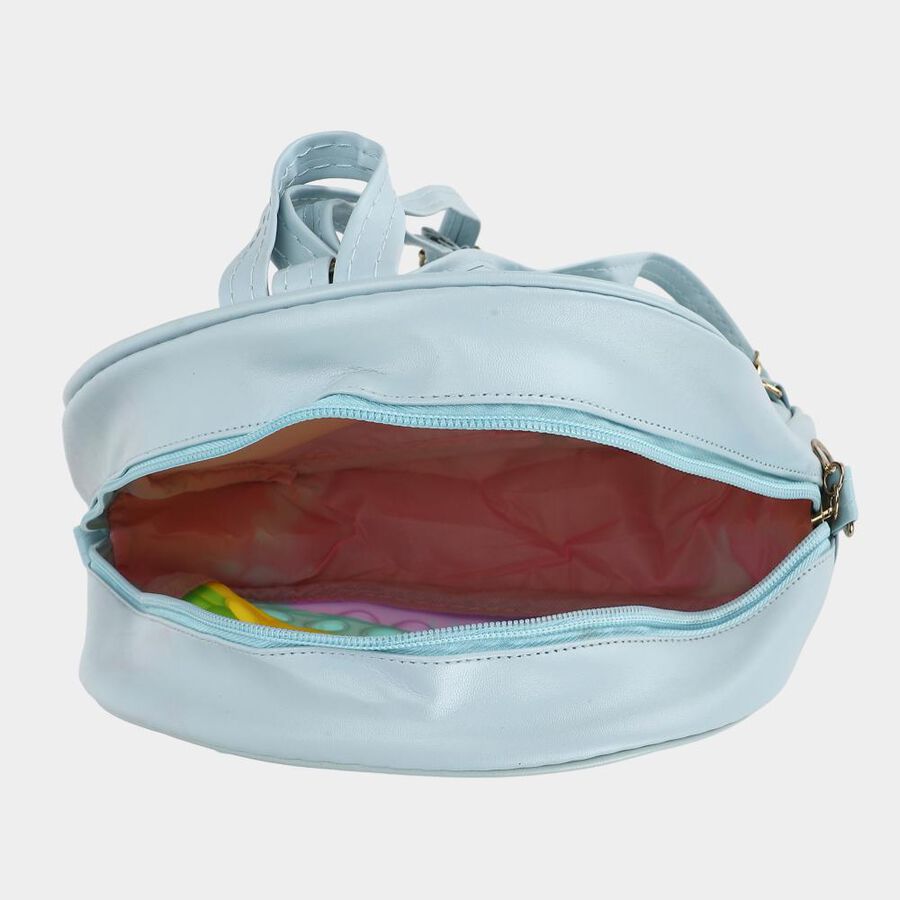 Blue Nylon/Polyester Bag, , large