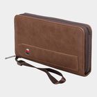 Women's Brown Polyurethane Hand Pouch, , small image number null
