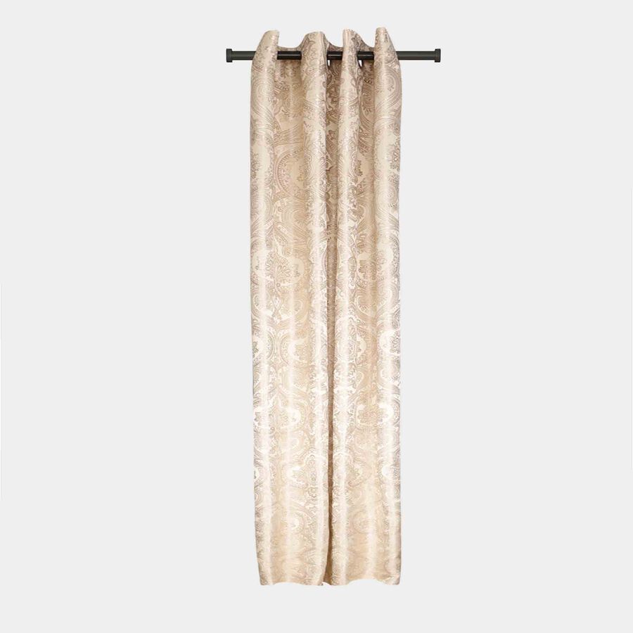 9ft. Cream Polyester Curtain, , large