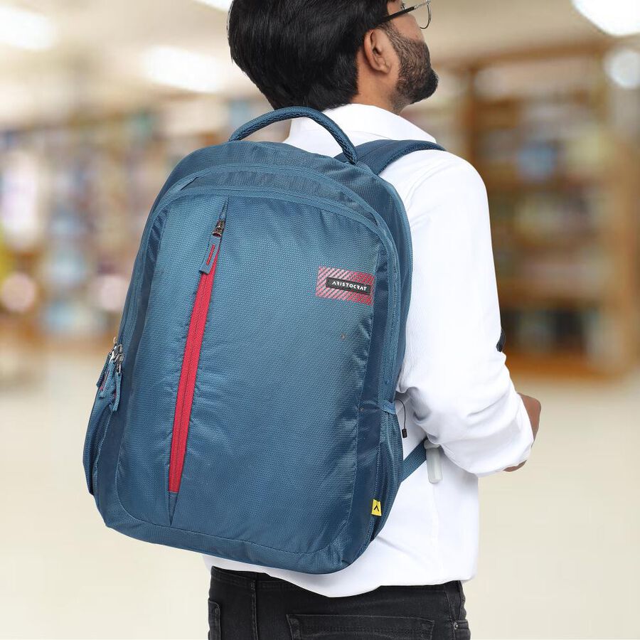Dark Blue Backpack, , large