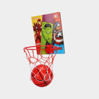 Kid's I-Toys Marvel Avengers Plastic Basketball Hoop with Ball, , small