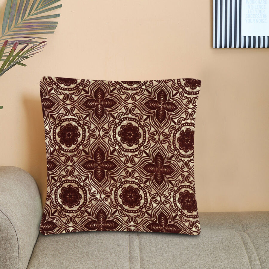 Jacquard Microfiber Cushion Cover, , large image number null