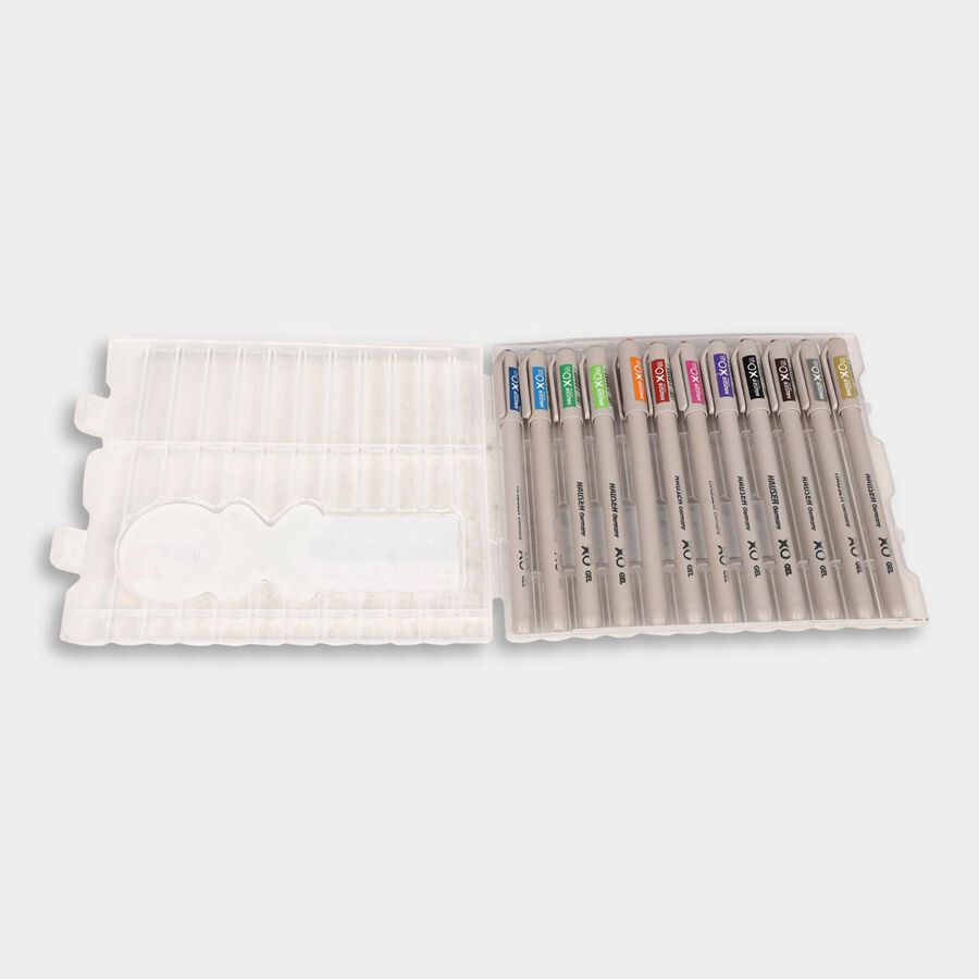 Blue Gel Pen Set of 12, , large image number null
