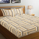 120 GSM Multicolour Microfiber Double Bedsheet, , small image number null