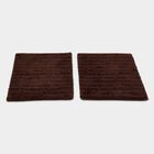 Anti-Skid Brown Polyester Bath Mat, , small