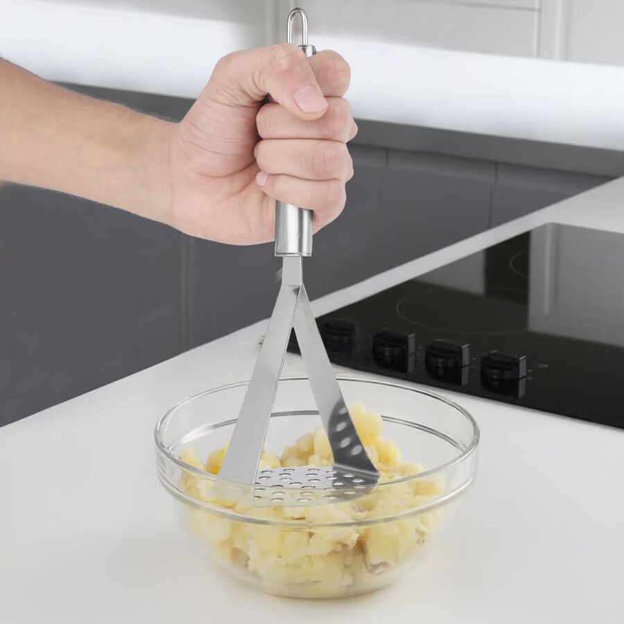 Stainless Steel Vegetable & Pav Bhaji Masher, , large image number null