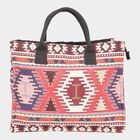 Women's Jaquard Canvas Shopping Bag, Large, , small image number null
