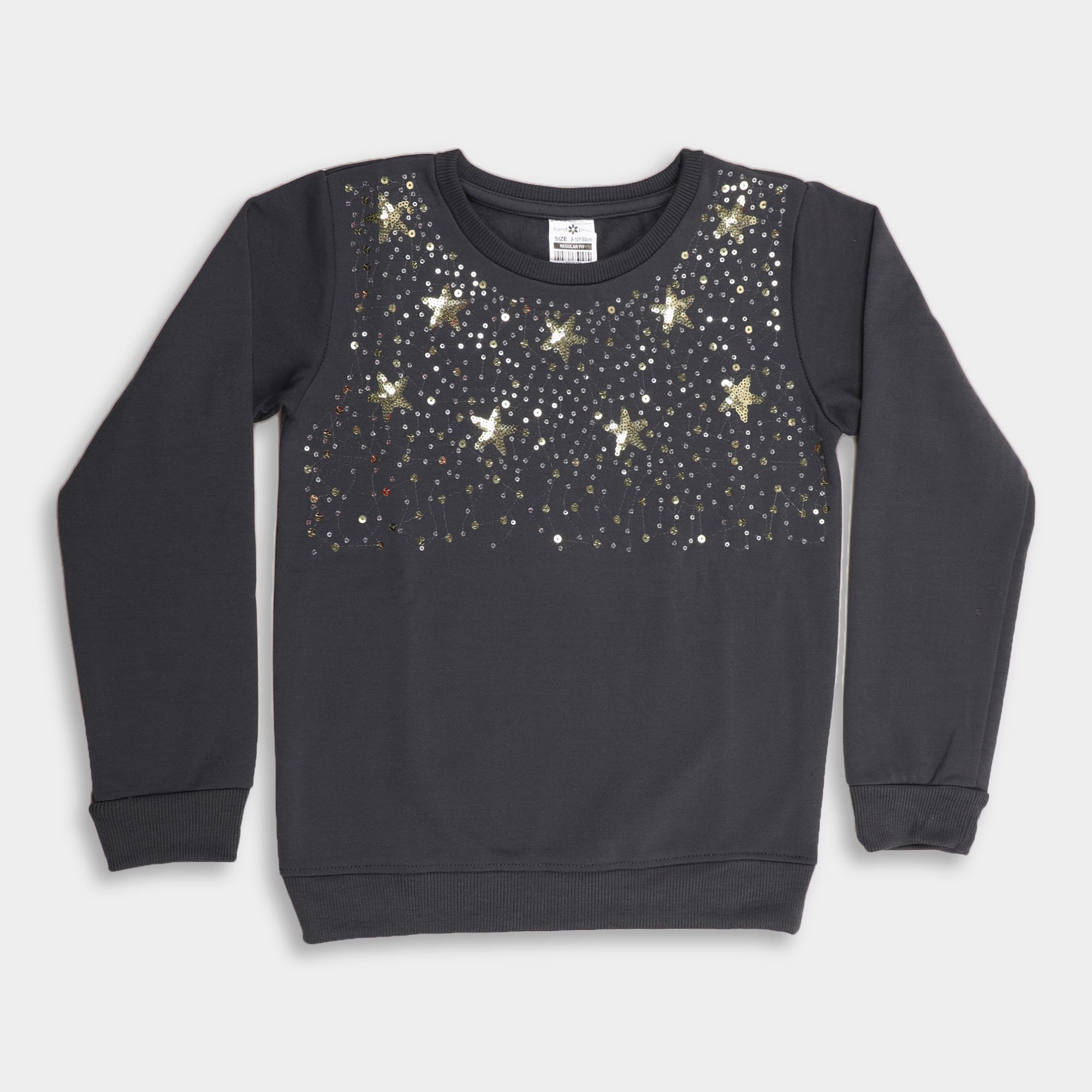 Hand Print Girls' Sweatshirt Vishal Mega Mart India