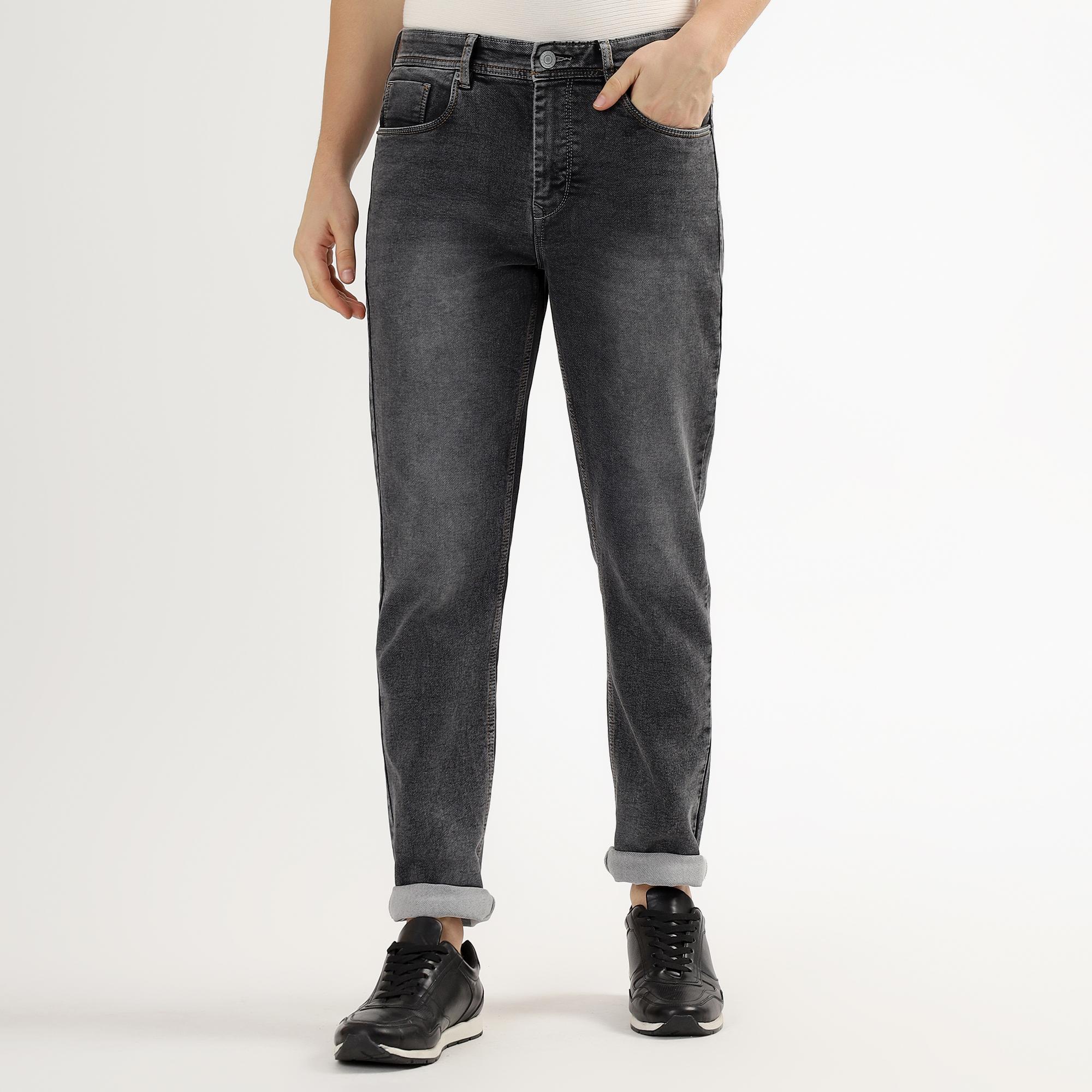 Wavelength Men's Five Pocket Slim Fit Jeans | Vishal Mega Mart India