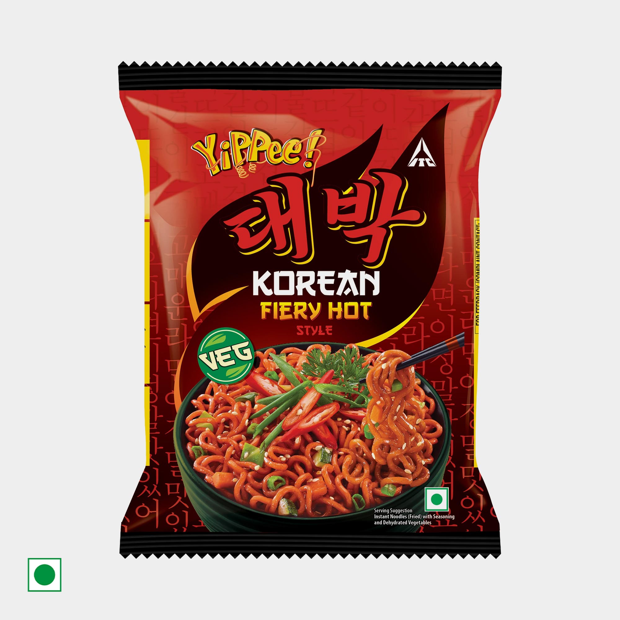 チャイションプー　極上　楊枝素材　6900g Sunfeast YiPPee! Korean Fiery Hot Style Noodles | Vishal Mega Mart