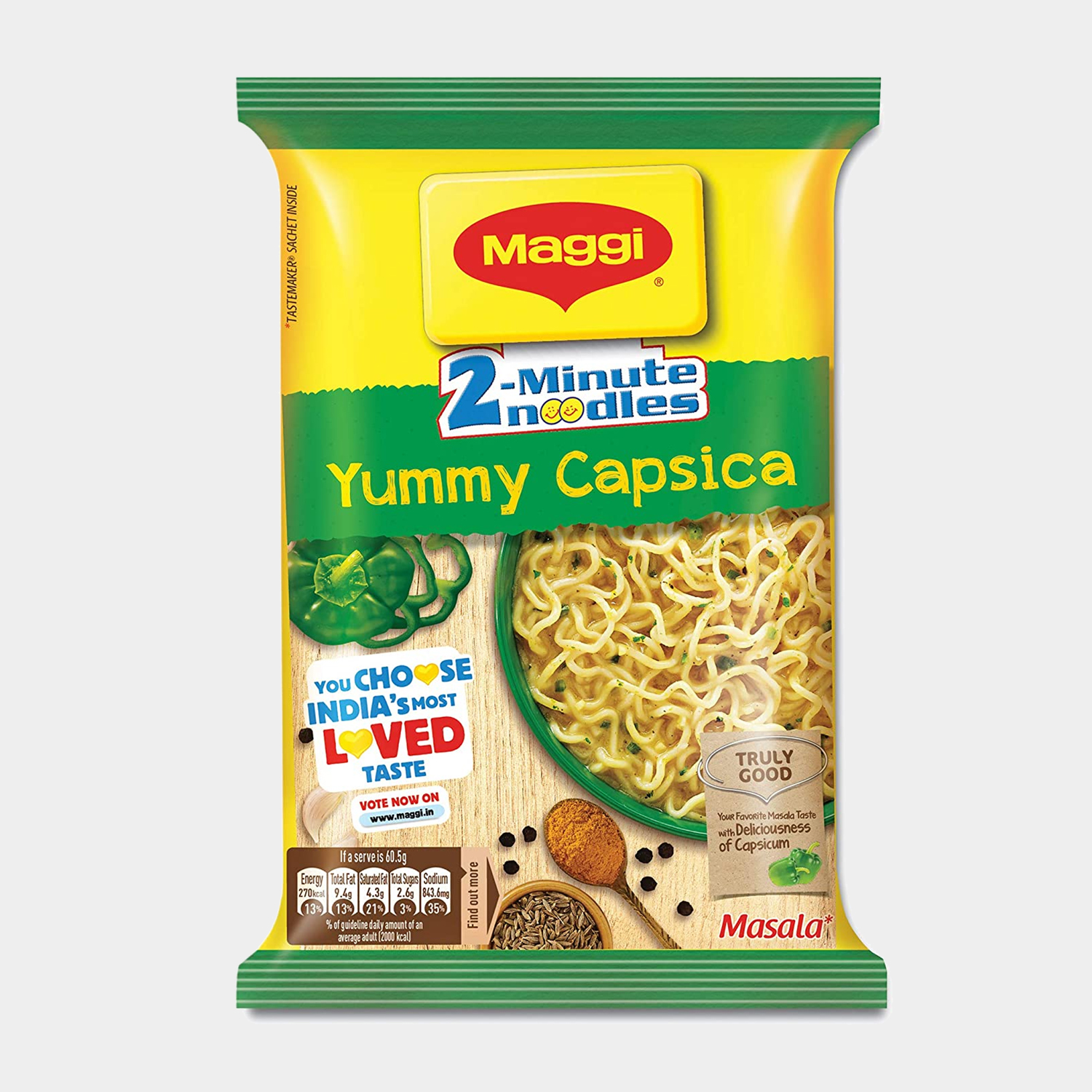Nestle Maggi Noodles Yummy Capsica | Vishal Mega Mart India