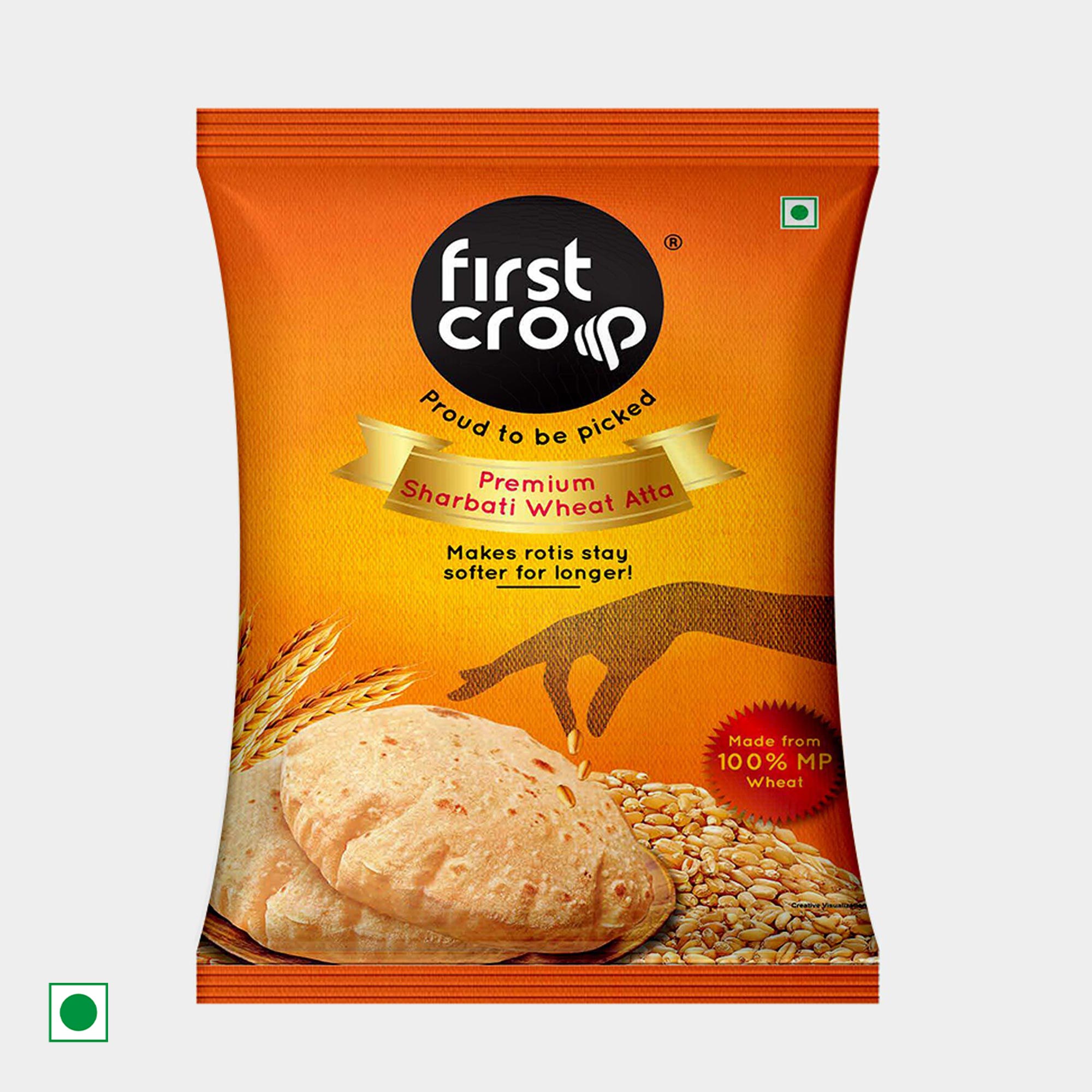 First Crop Prem Sharbati Wheat Atta | Vishal Mega Mart India
