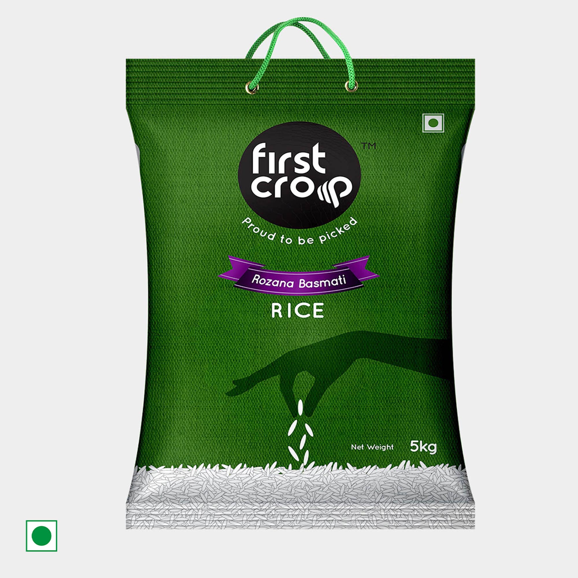 First Crop Rozana Basmati Rice, 5kg | Vishal Mega Mart India