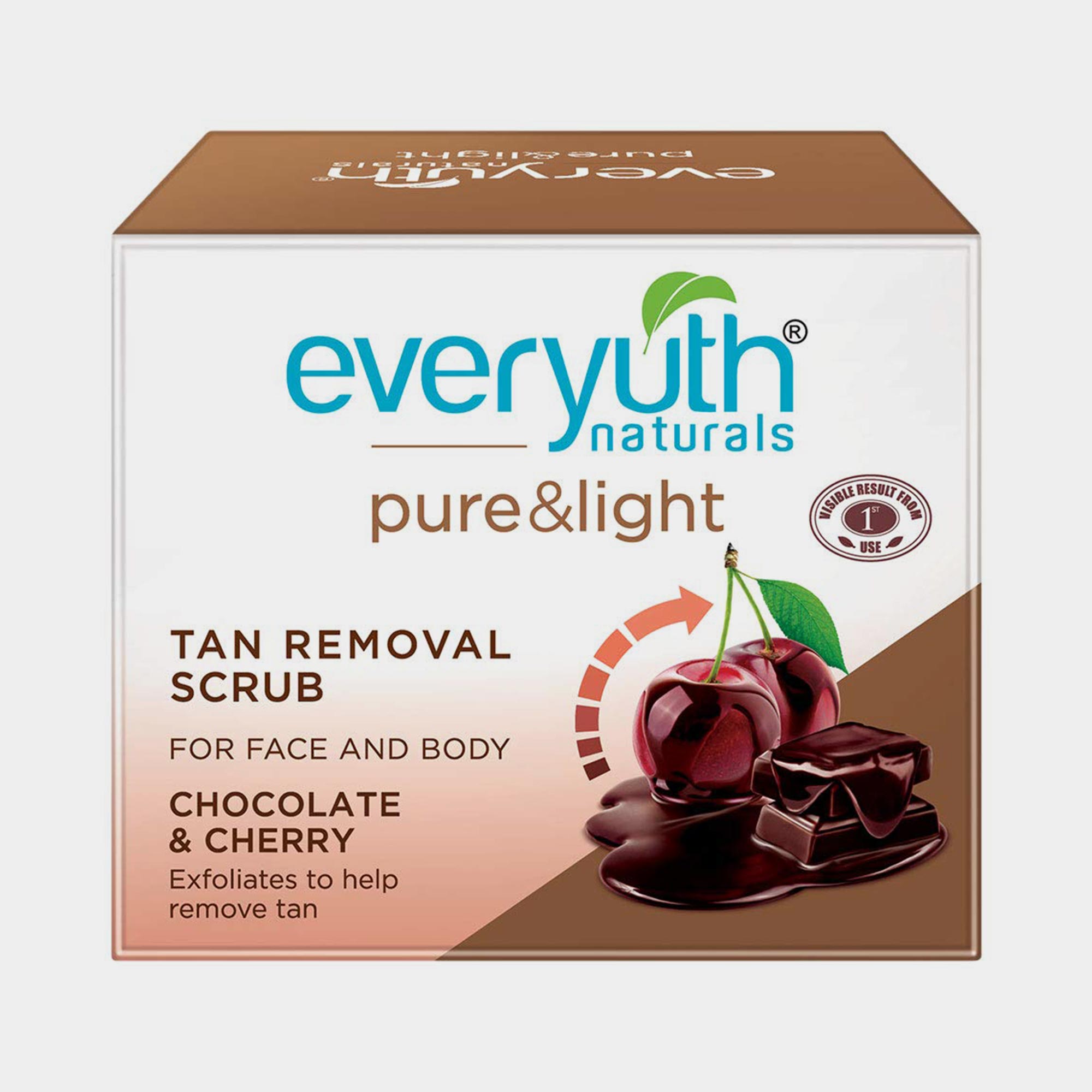 Everyuth Tan Removal choco Cherry Scrub (50g) & Choco Cherry Face Pack