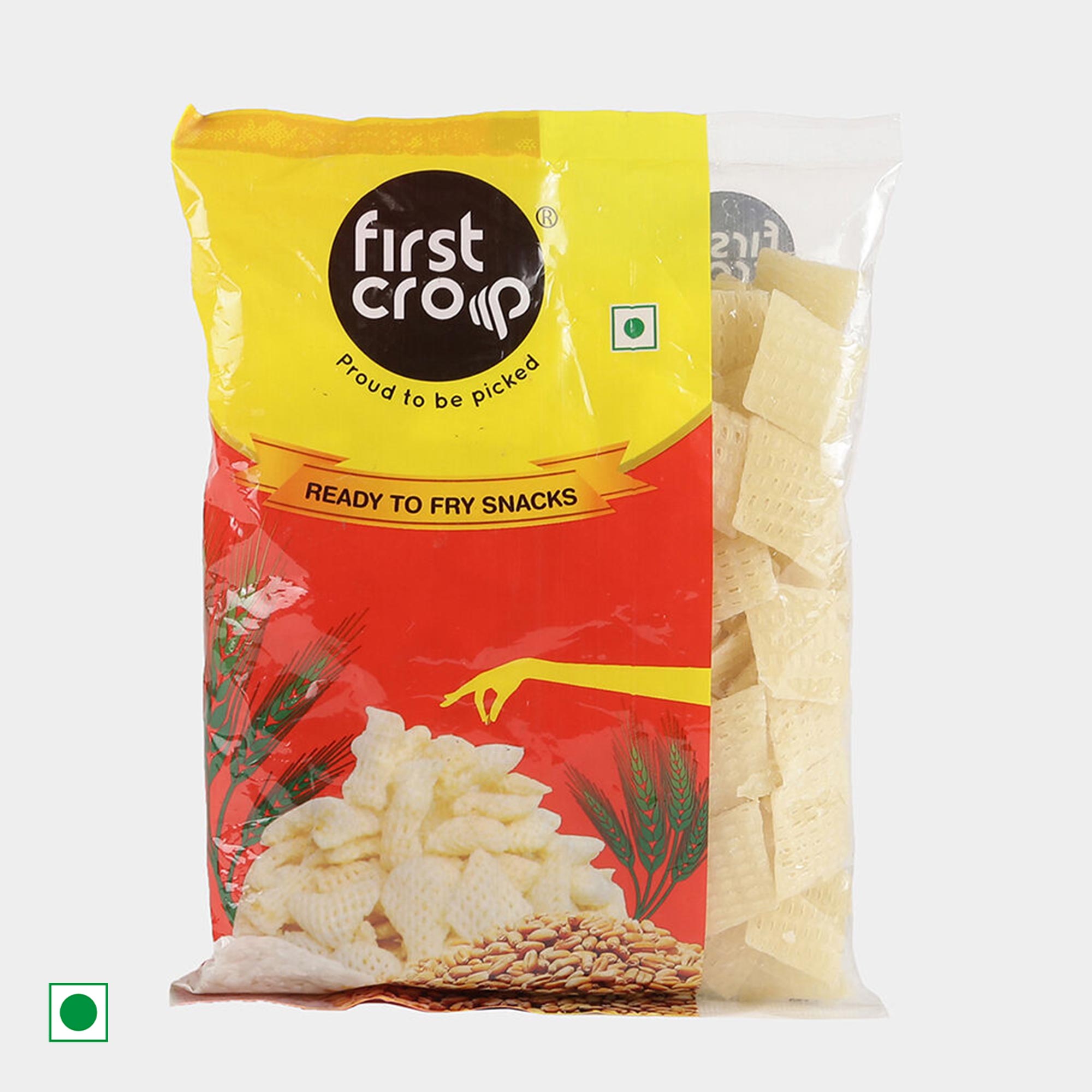 First Crop Ready To Fry Diamond Shape Fryums | Vishal Mega Mart India