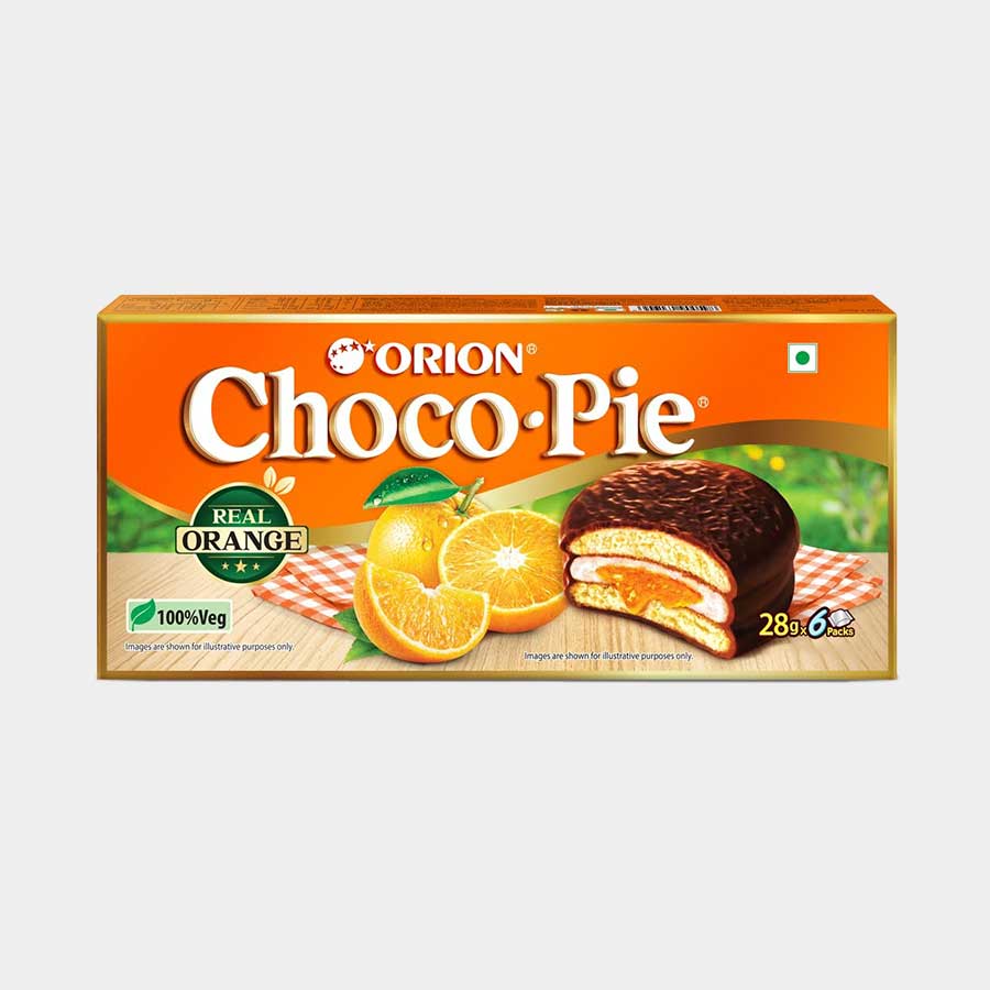 ちこぼー Orion Orange Chocopie | Vishal Mega Mart India