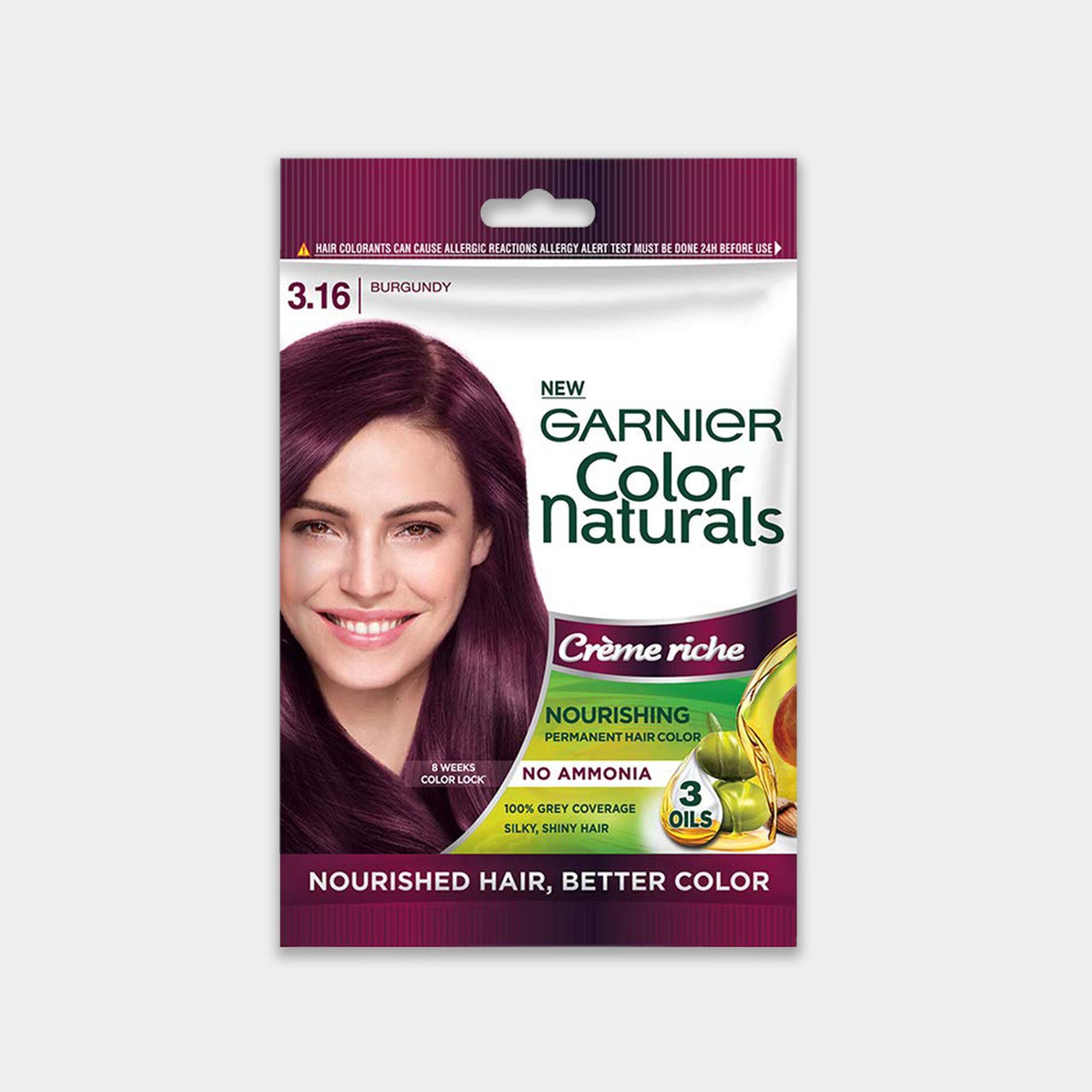 Garnier Burgundy Hair Colour Shade 3.16 Vishal Mega Mart India