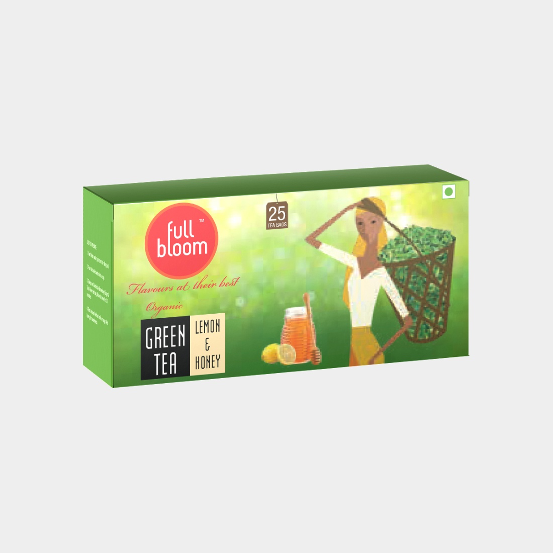 Full Bloom Lemon Honey Green Tea Sachets | Vishal Mega Mart India