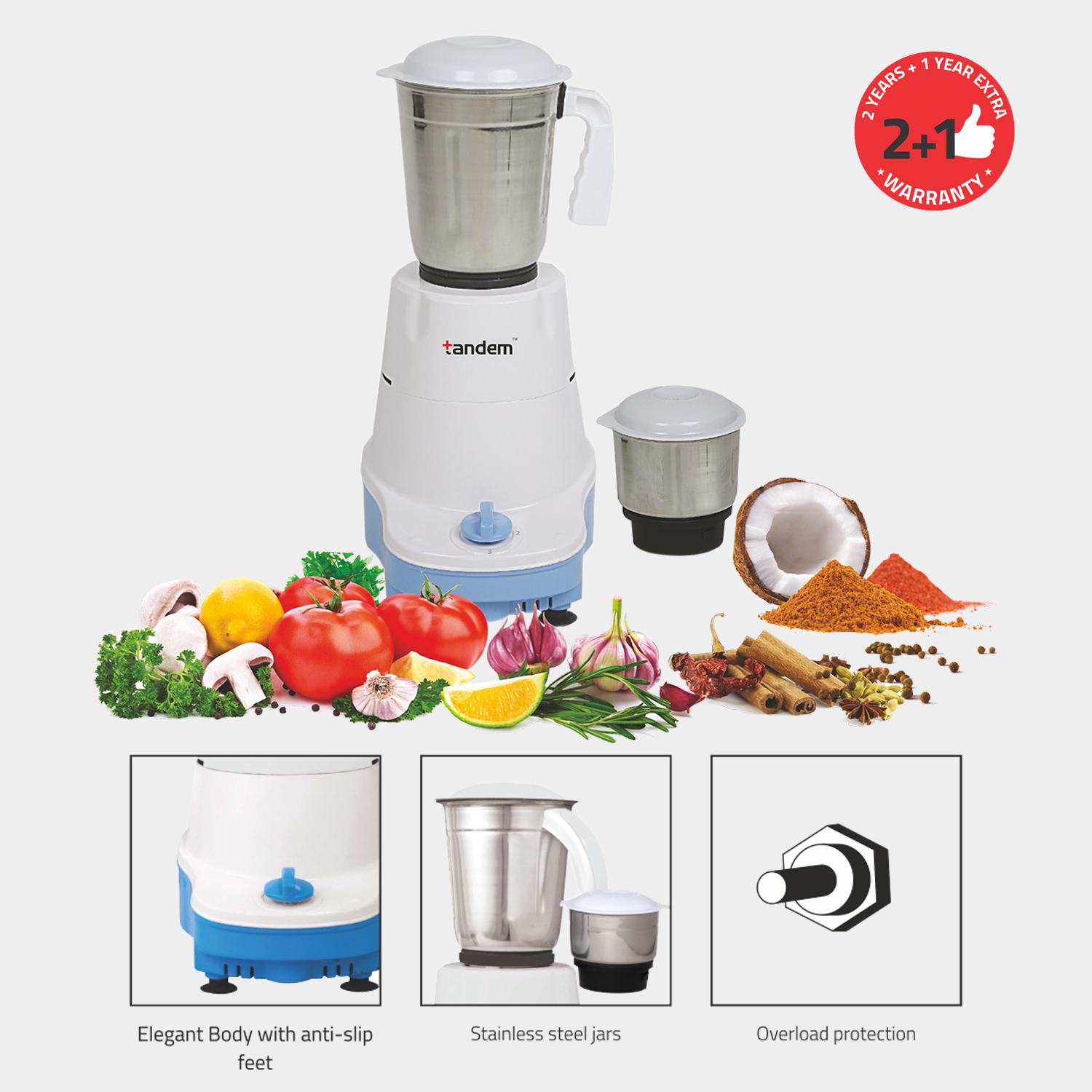 tandem juicer mixer grinder price