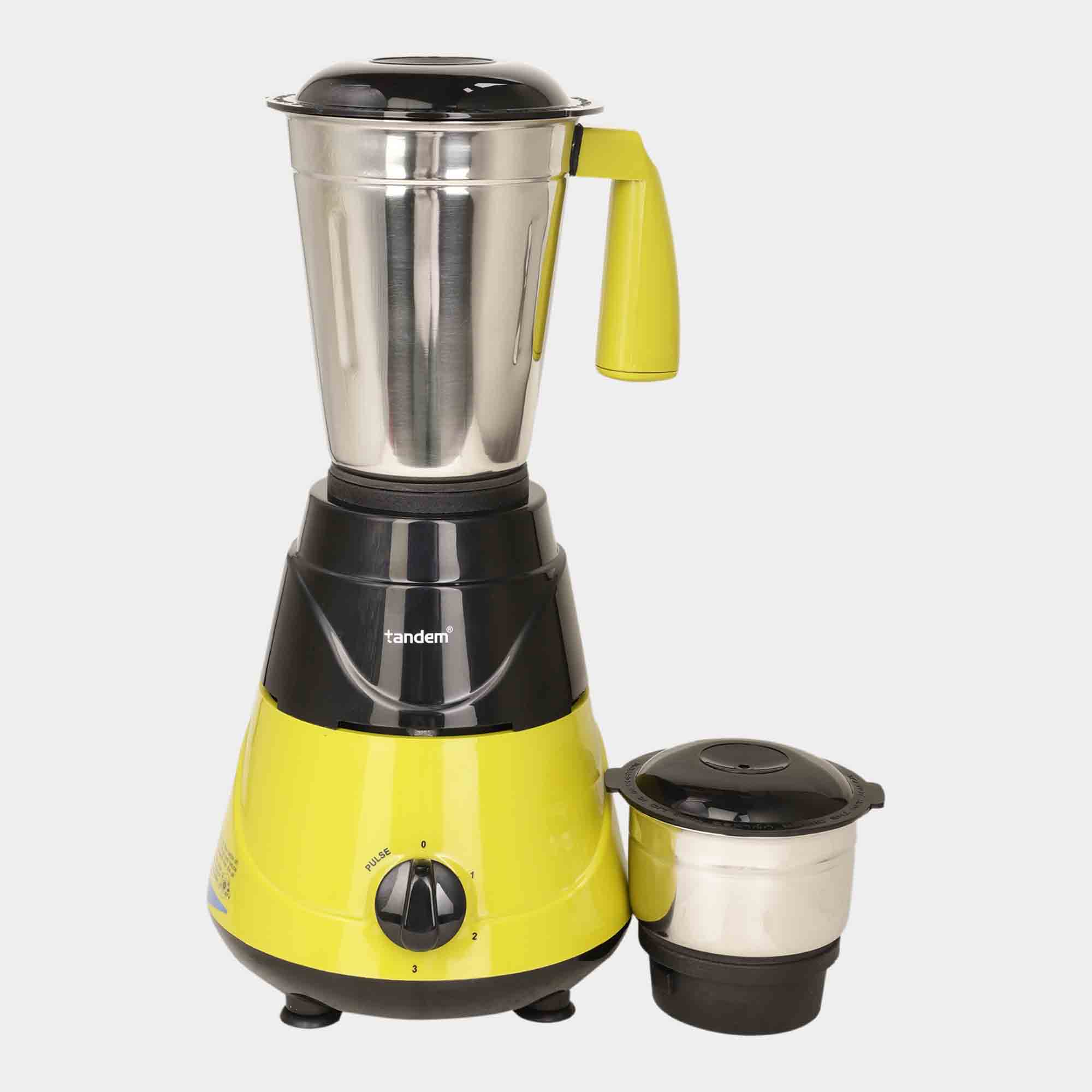 Tandem 2 Jar Mixer Grinder 500W Lime Green & Black Vishal Mega Mart India