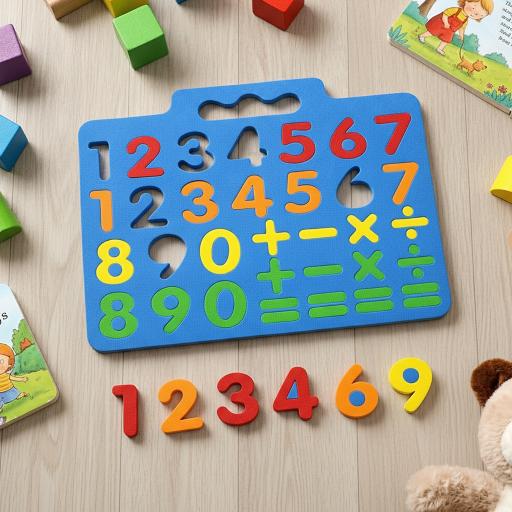 Kid's Kids Education Series Numbers 0-9 Learning Board