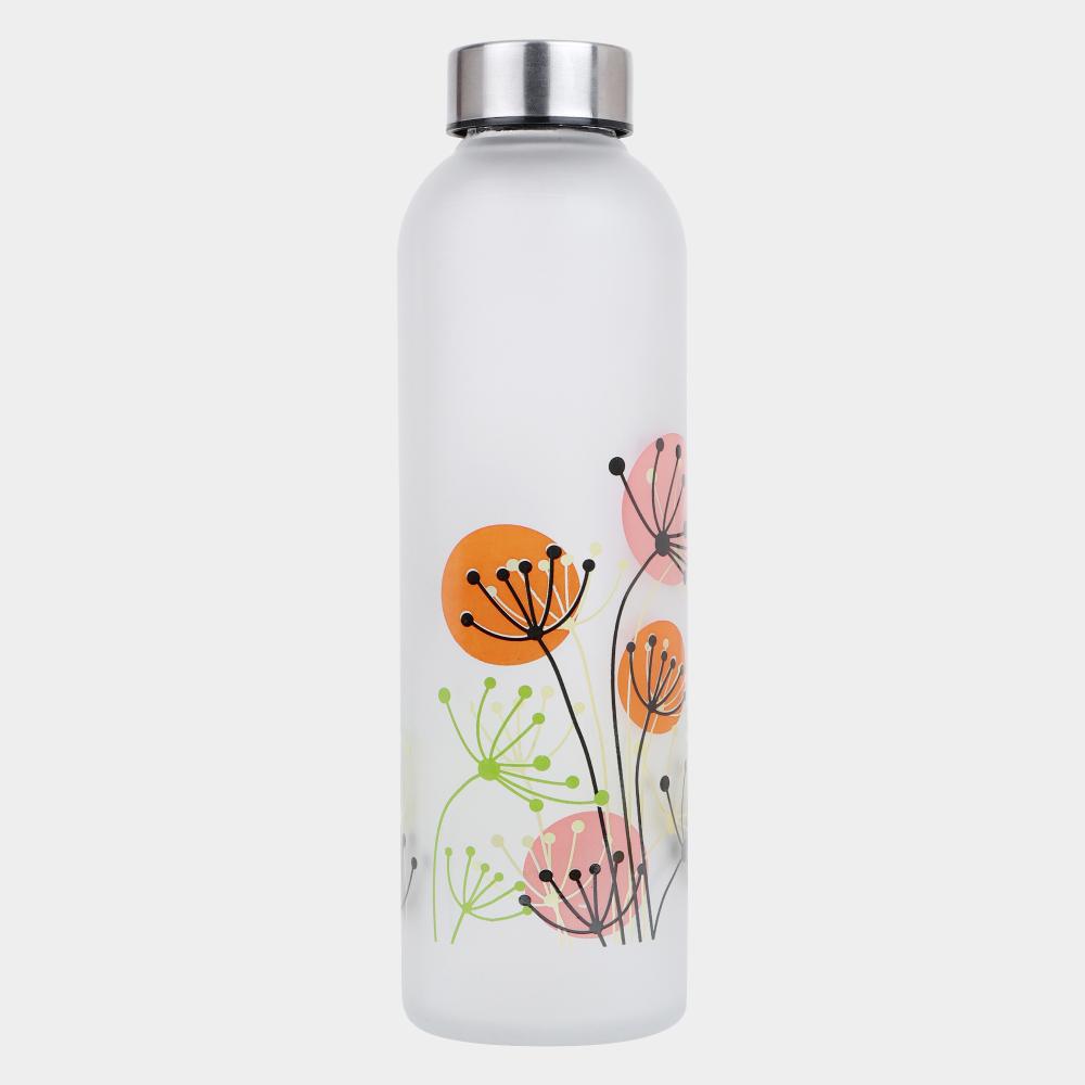 Home Finery 500 ml Glass Water Bottle Vishal Mega Mart India