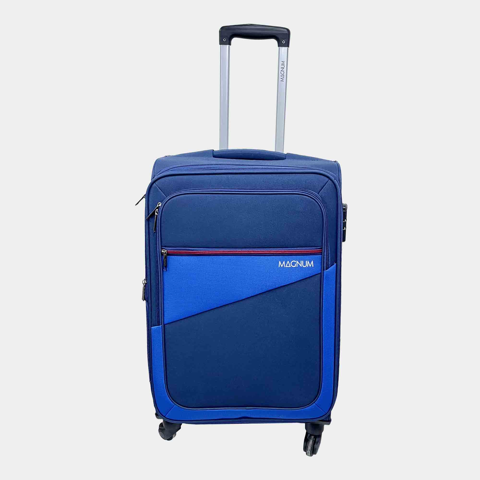 Magnum By Safari 1 Pc. 4-Wheel Polyester Soft Case Trolley, Medium 