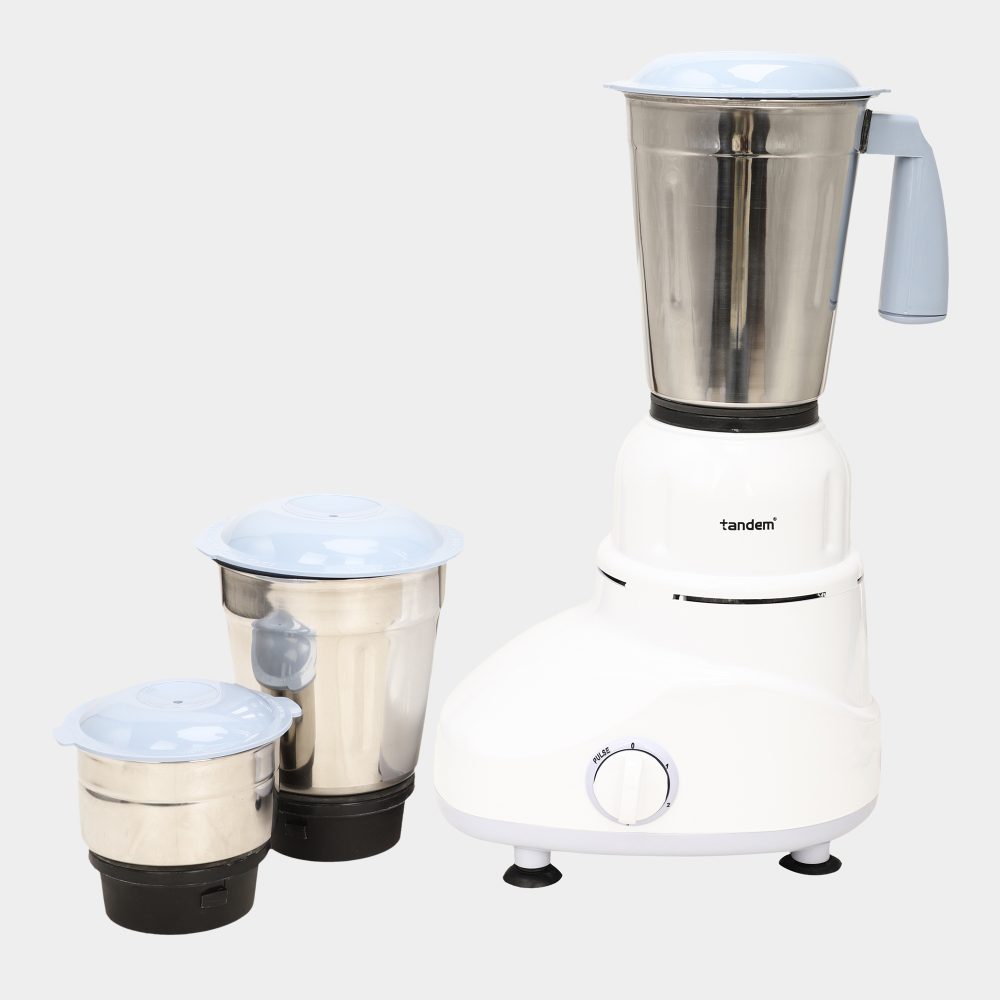 Tandem 3 Jar Mixer Grinder 500W White Vishal Mega Mart India