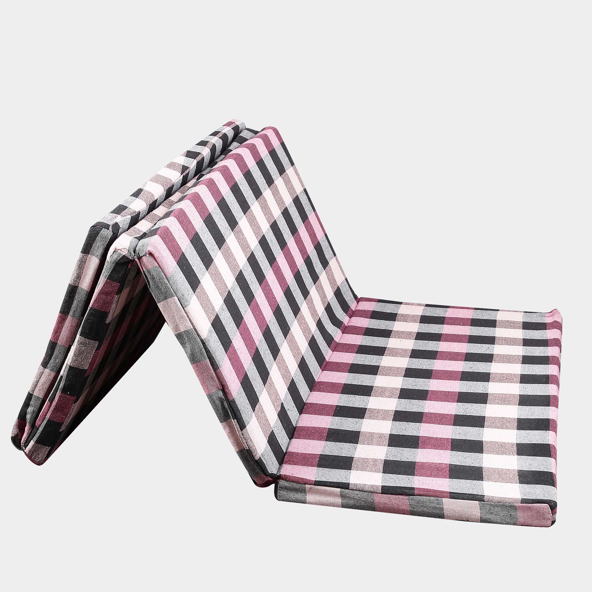 Home Beautiful Cotton Checkered Single Mattress | Vishal Mega Mart India 