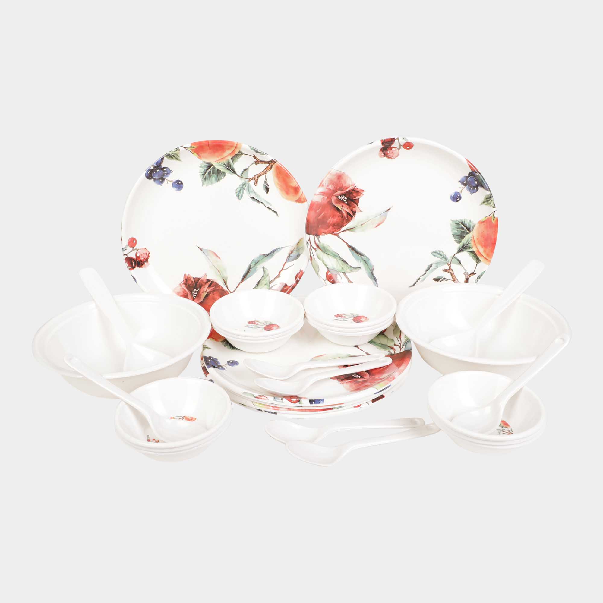 Home Finery 28 Pcs. Melamine Dinner Set Vishal Mega Mart India