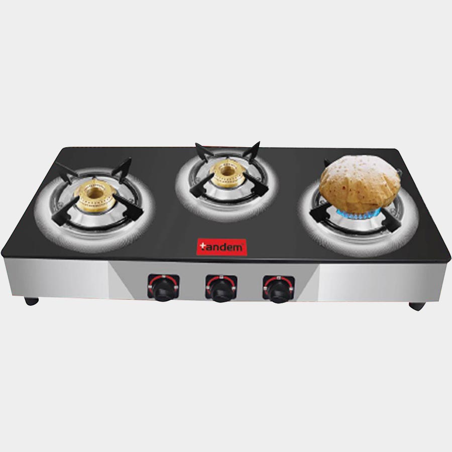 Tandem 3 Burner Gas Stove Vishal Mega Mart India
