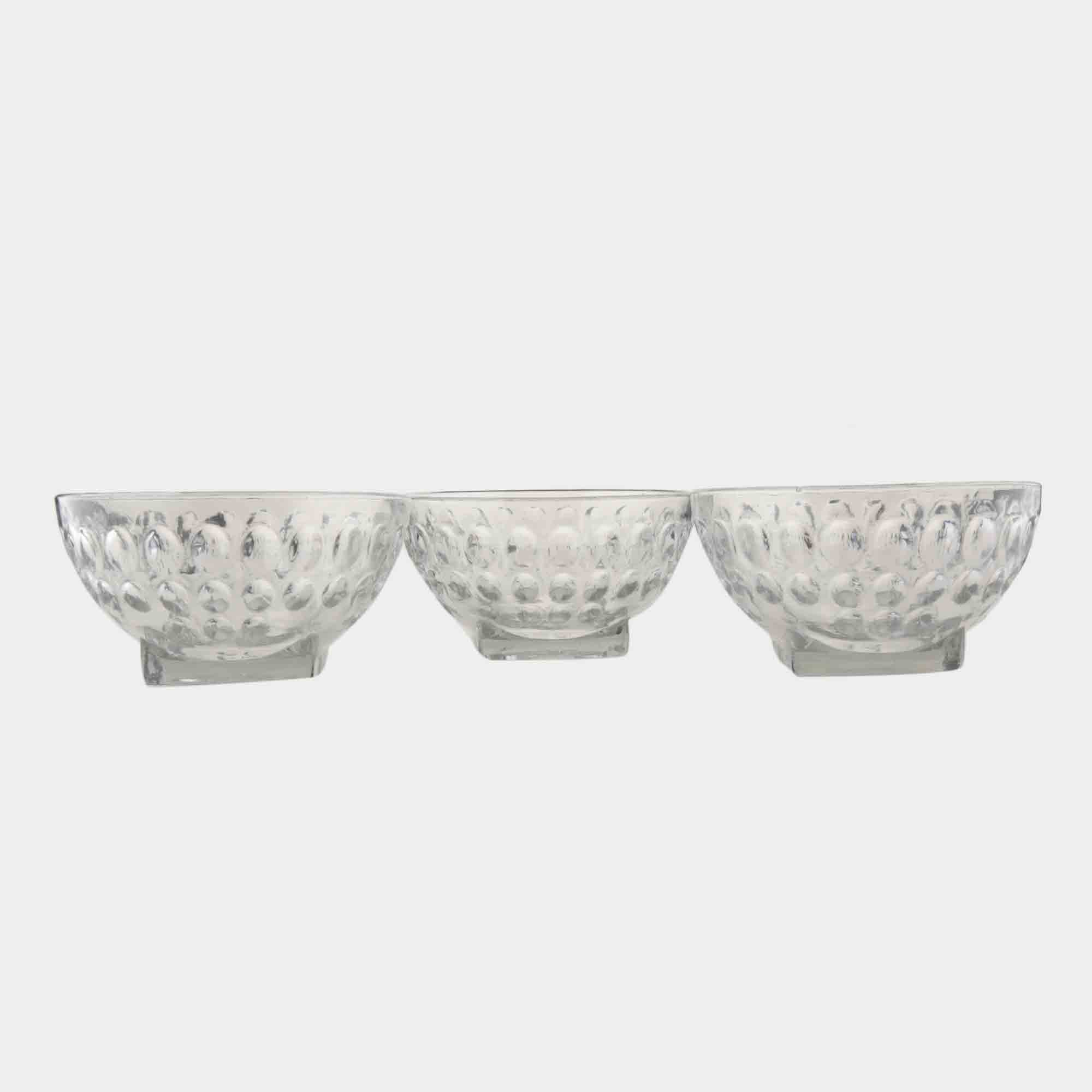 Home Finery 6 Pcs. Glass Bowl, 260 ml Vishal Mega Mart India