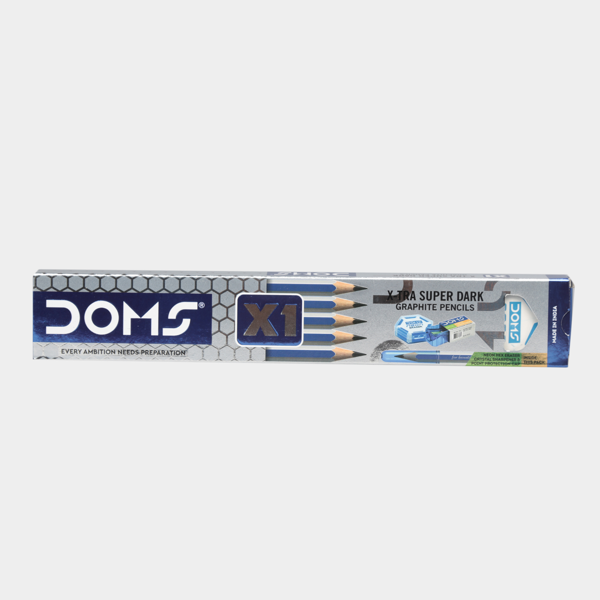 Doms X1 Xtra Super Dark Pencil (Pack of 10) | Vishal Mega Mart India