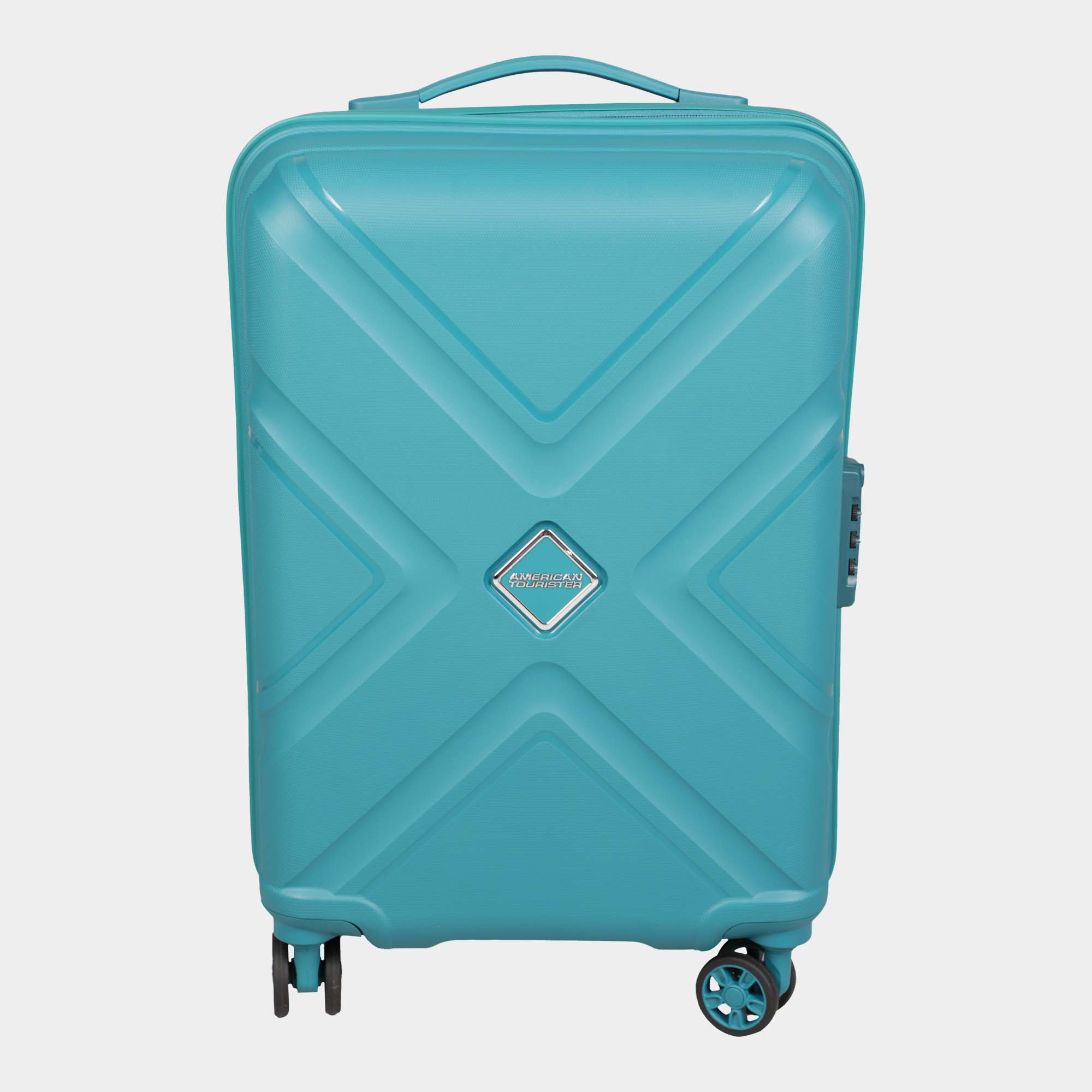 American Tourister 1 Pc. 8-Wheel PVC Matee Hard Case Trolley, Small 